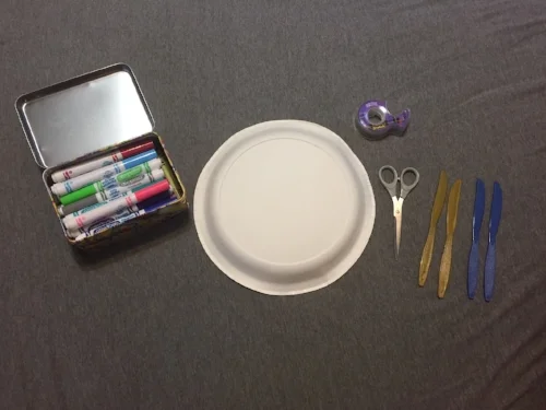 Paper Plate Fan Craft