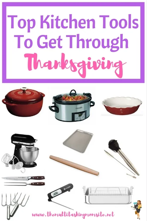 Here is a list and links to the essential kitchen tools that you need to have a fantastic Thanksgiving dinner. Everything is on Amazon prime, so you can totally get it in time for the big day!