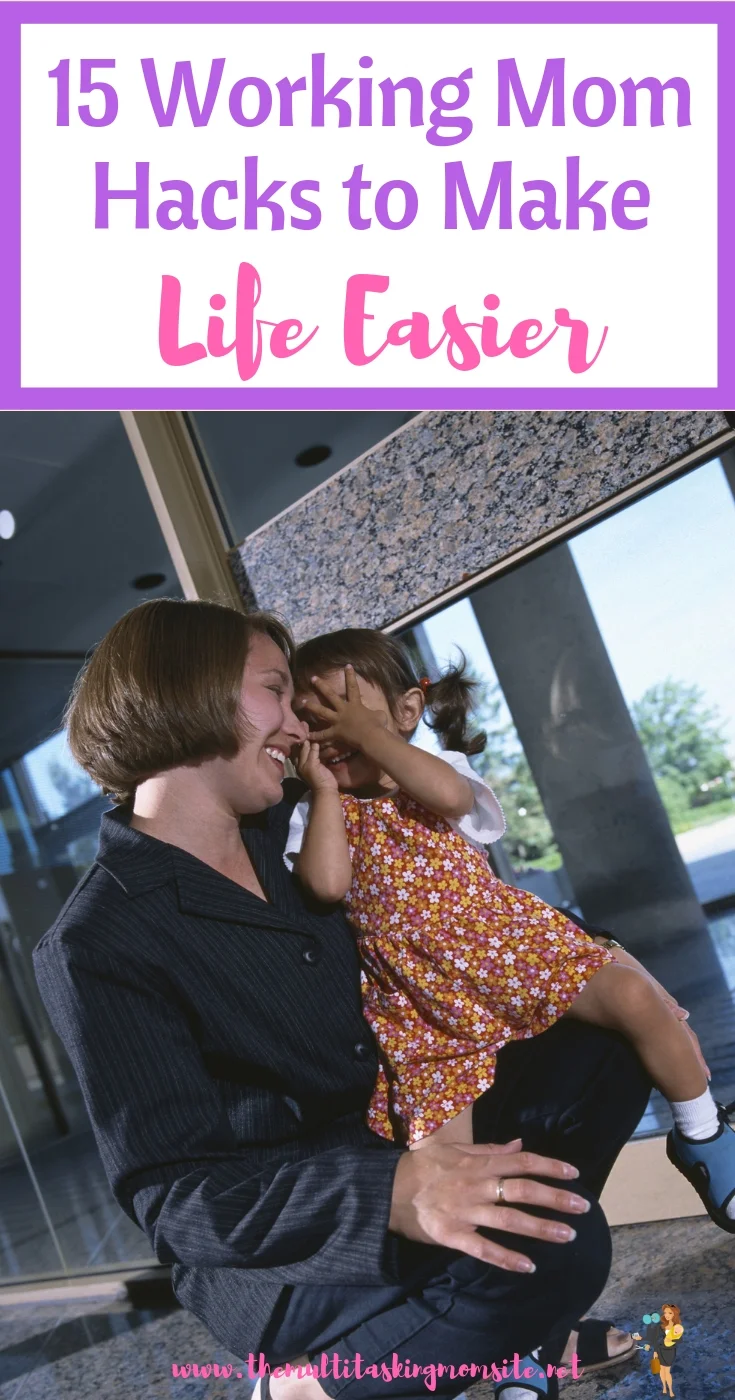 These amazing life hacks and working mom tips will make your life as a working mom a ton easier.