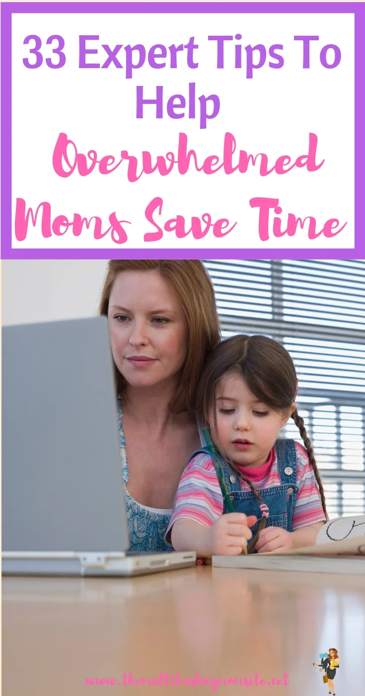 Working moms have a lot on their plate. This article has tons of easy to implement tips to save time at home, at work, and in life in general.