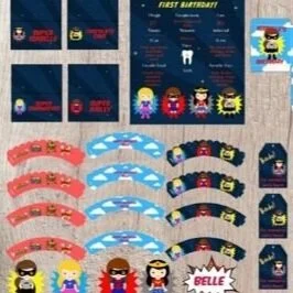 Girls Superhero Birthday Party Ideas