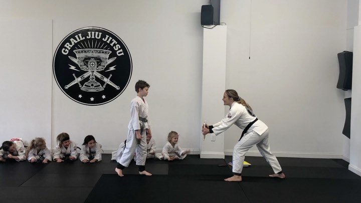 So proud of these kids and the perseverance they are learning. The discipline they are developing. The control of their strength they are grasping. The way they support one another. I&rsquo;m so lucky to be their mom. 

@grailjiujitsu #jiujitsu #oss 