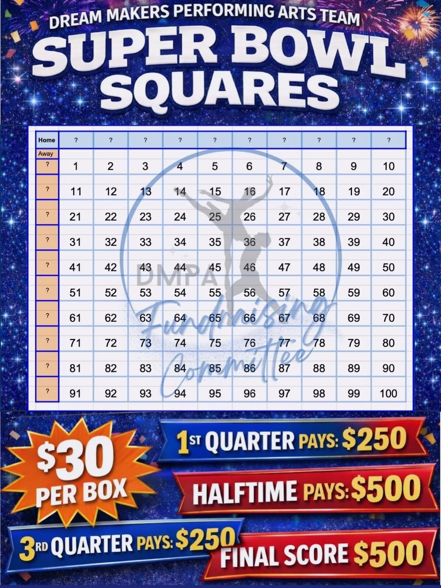 Super Bowl boxes available!! Support Hailey, Belle and their dance team and maybe win some $$$$!!!! DM me to purchase a box. @dream_makers_performing_arts