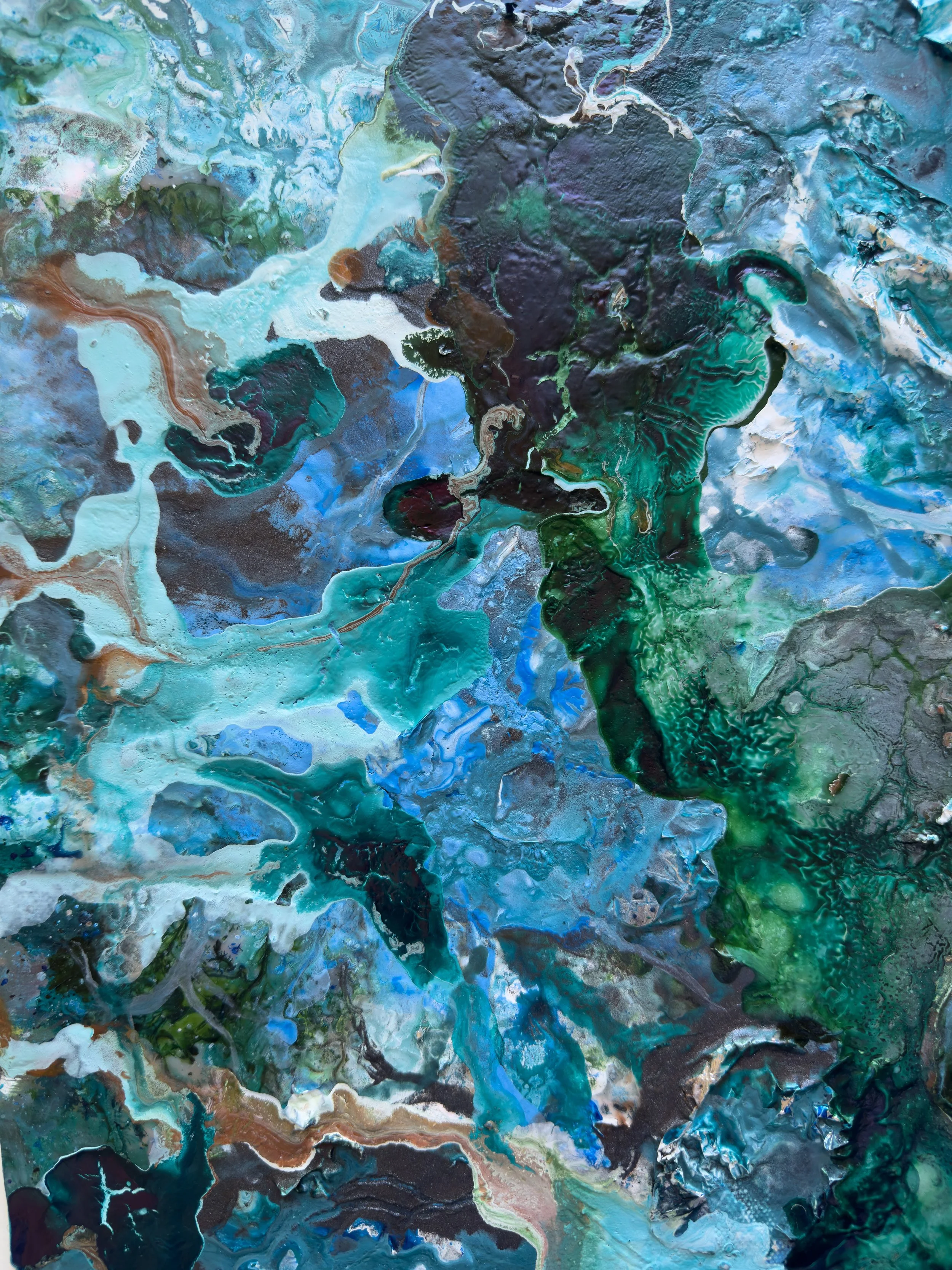 KatherineFilice_ShinrinYoku_inkpapersilverleafmicaonburiedcanvas_21x20.5inches_2025_detail6.jpg