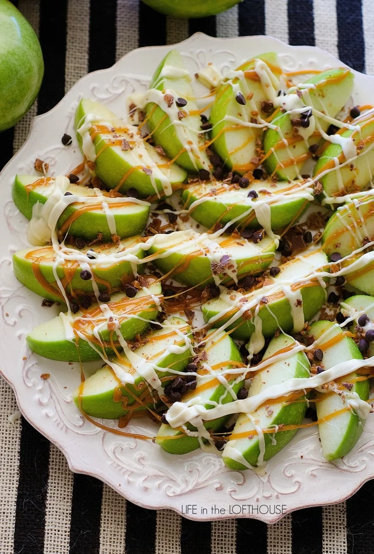 Caramel Apples Nachos