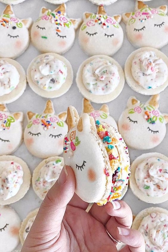 Unicorn Macarons
