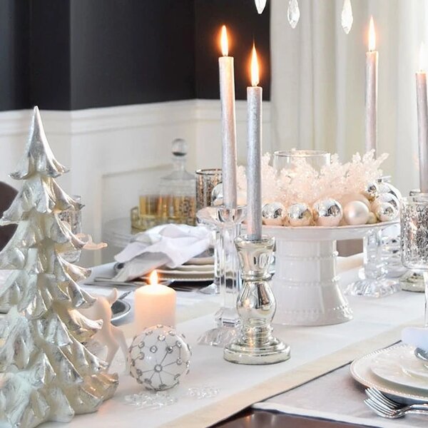15 Ideas for Stylish Christmas Table Decorations