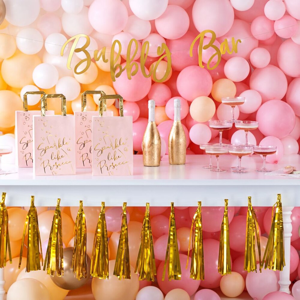 Bubbly Bar Party Banner