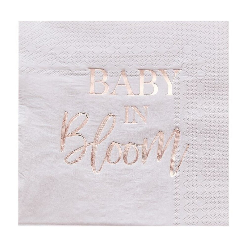 Baby in Bloom Baby Napkins