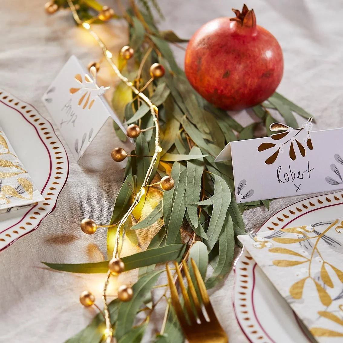 Christmas Table and Hanging Decorations