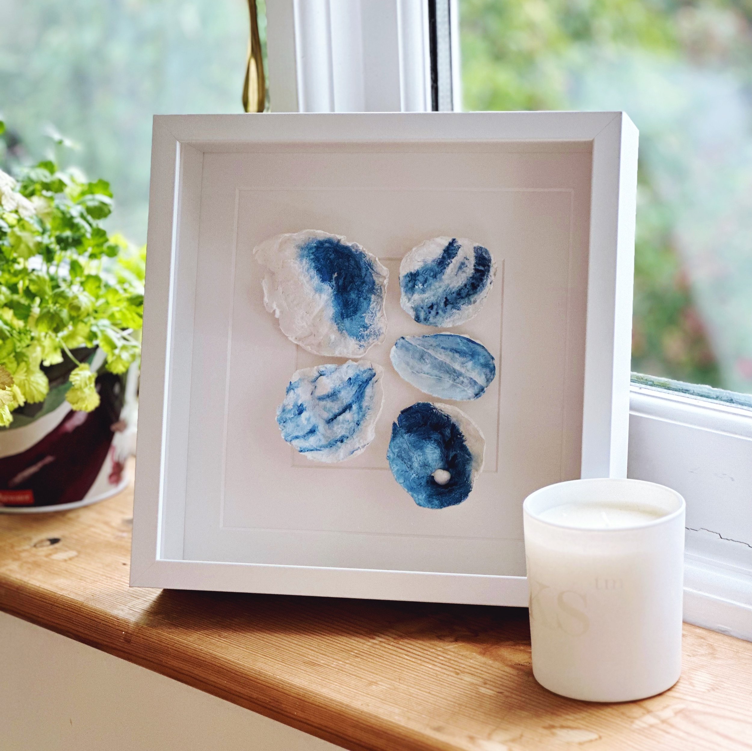Porcelain Sea Shell Wall Art #17