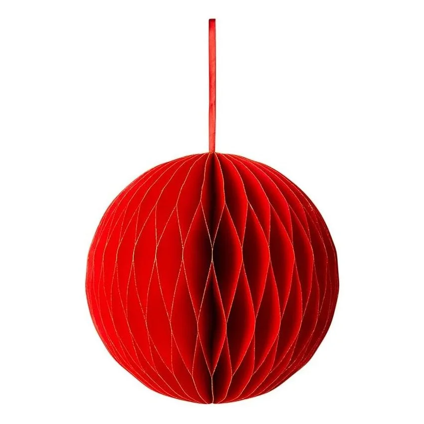 red glitter honeycomb christmas decoration.jpg