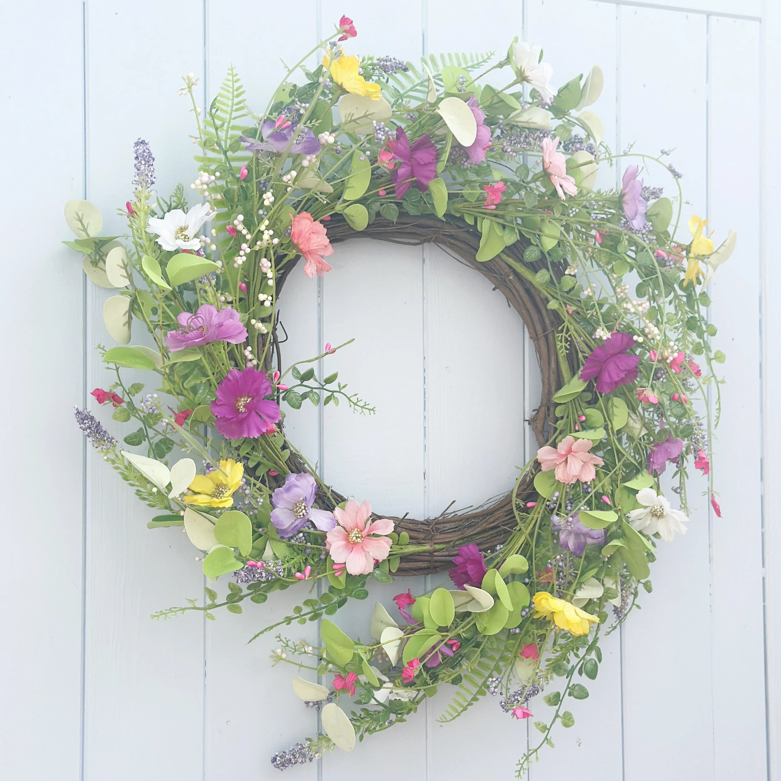 Summer Flower Door Wreath