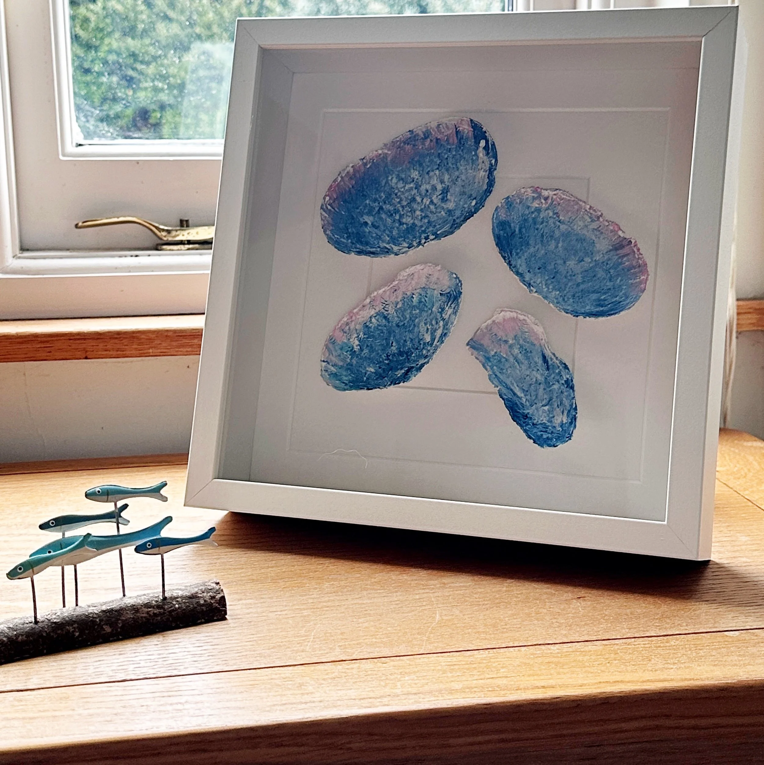 Handmade Porcelain Sea Shell Wall Art #32