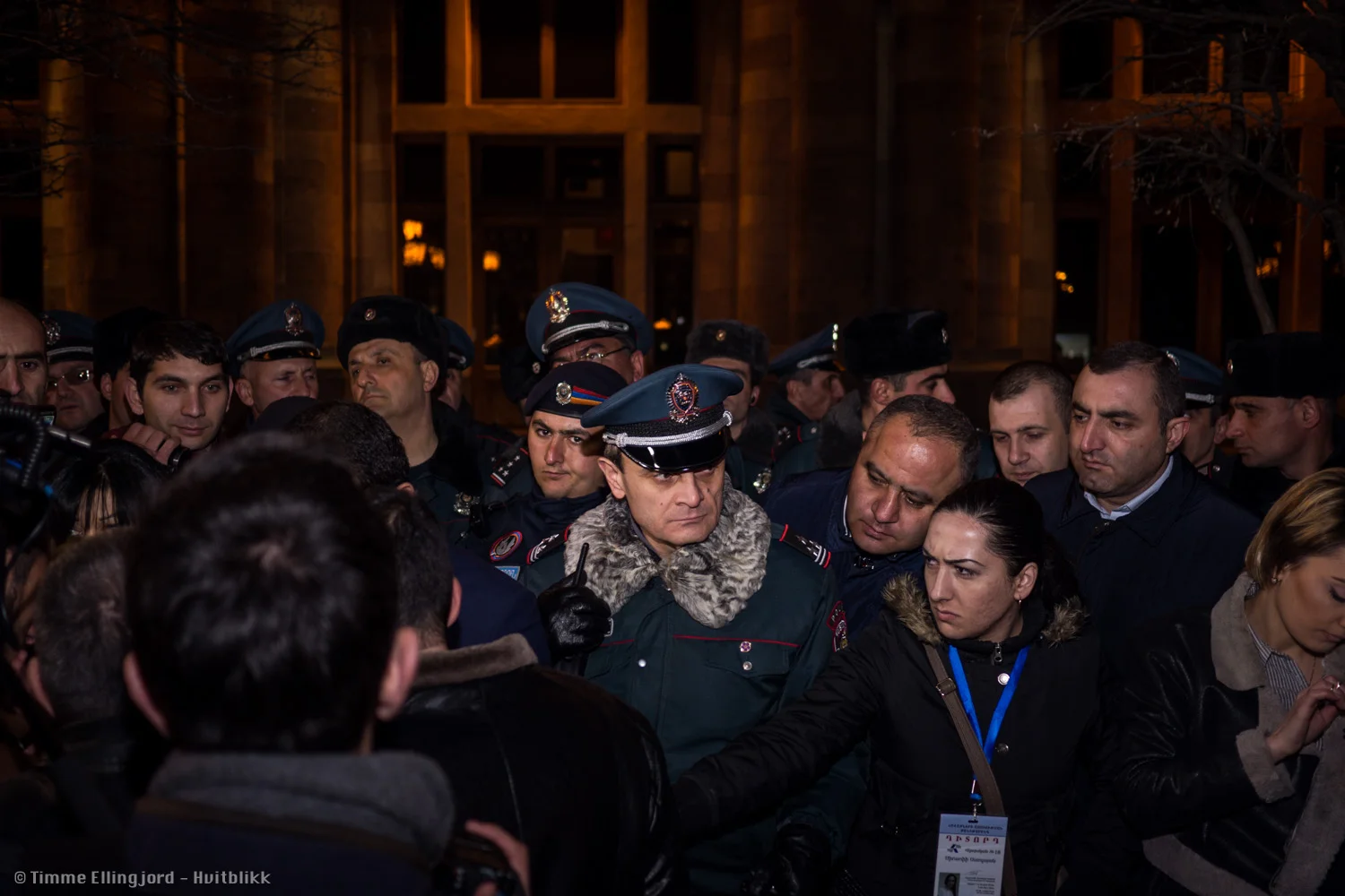 Valeri Osipyan - Deputy Head of the Yerevan City Department of the Police. 