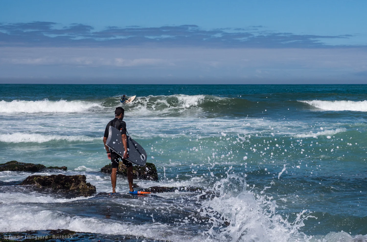 surf just outside the city wall of Rabat. 