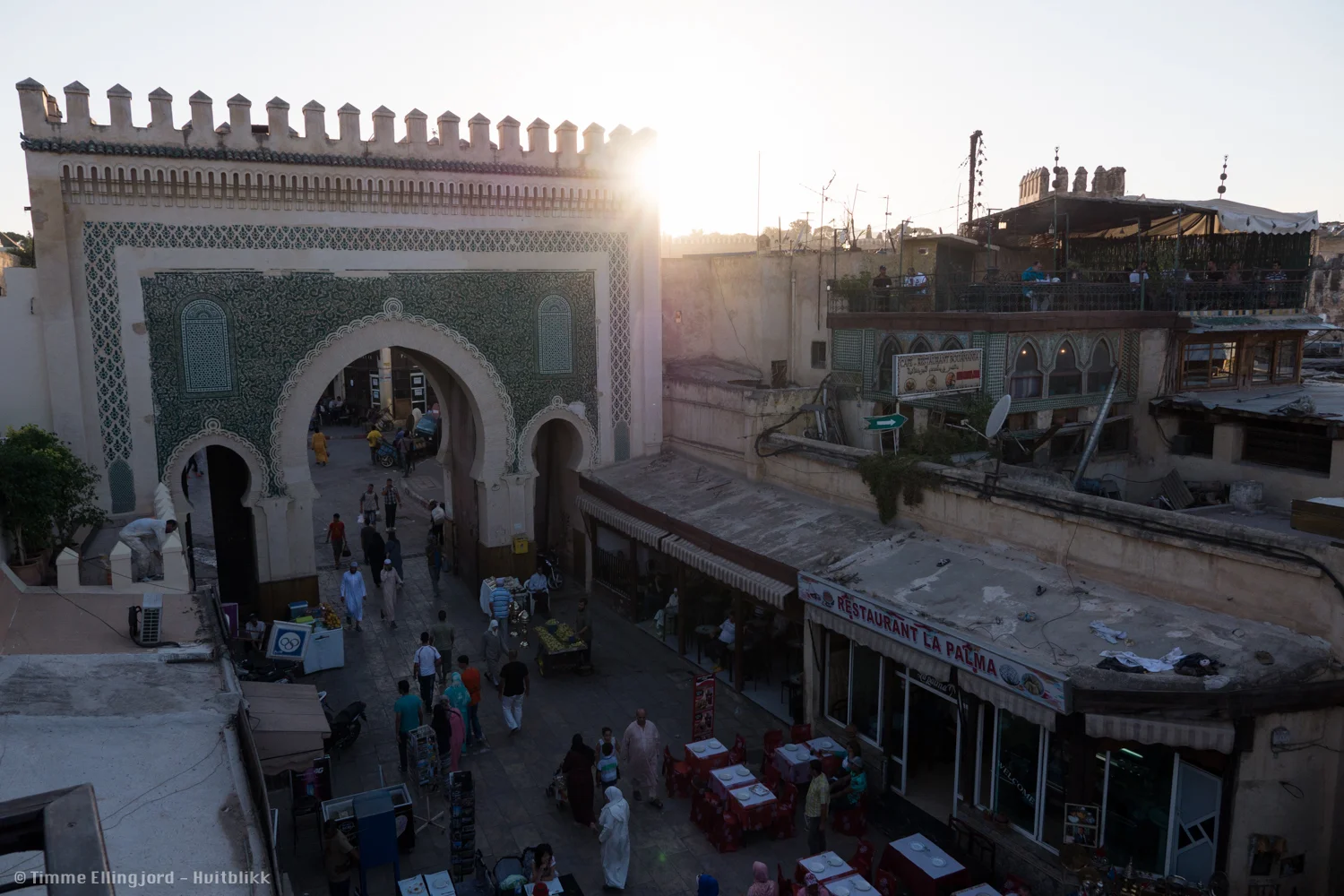 Fes at sunset