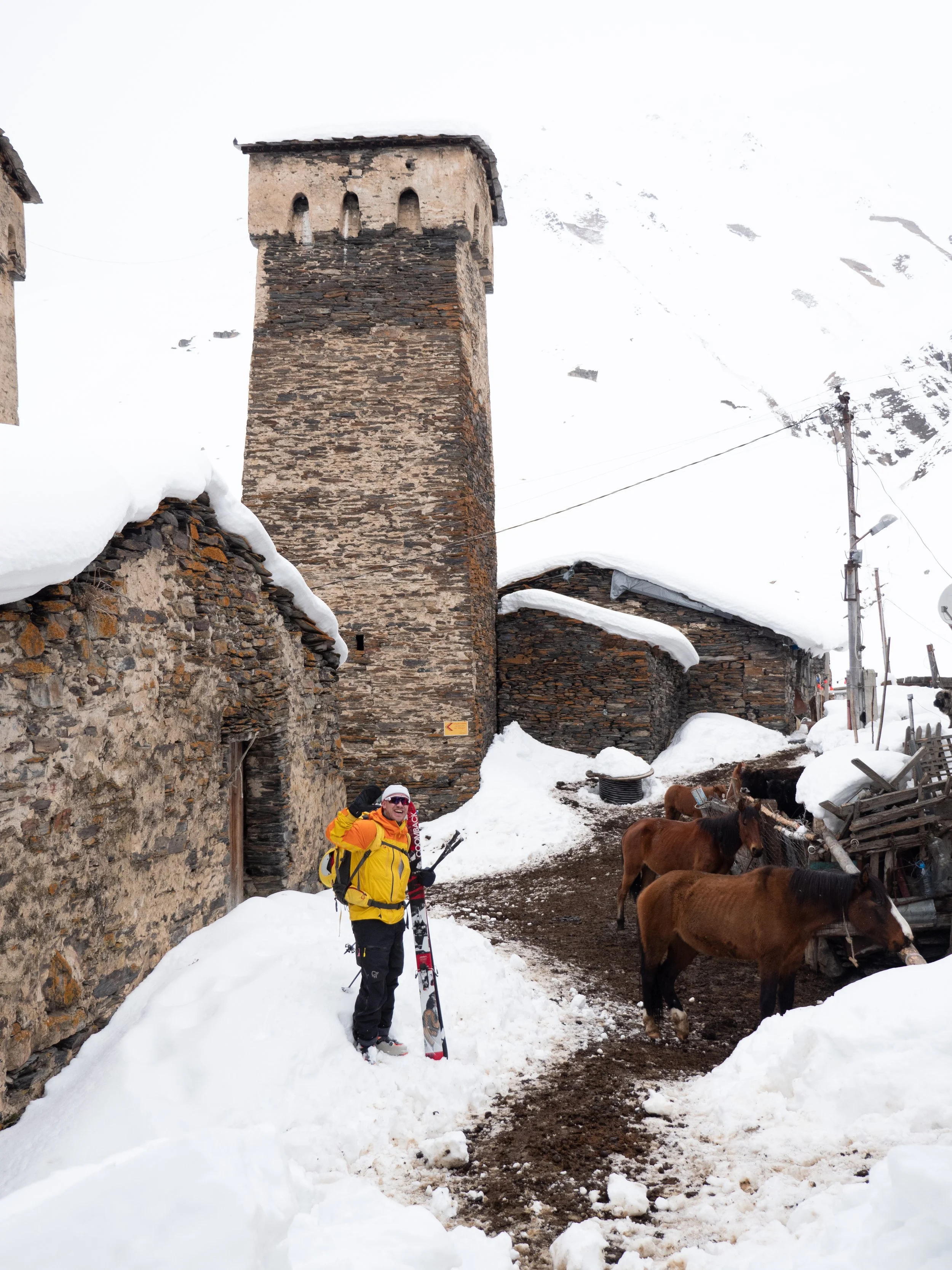 Topptur guiding i Svaneti Georgia, med norsk IFMGA tindevegleder