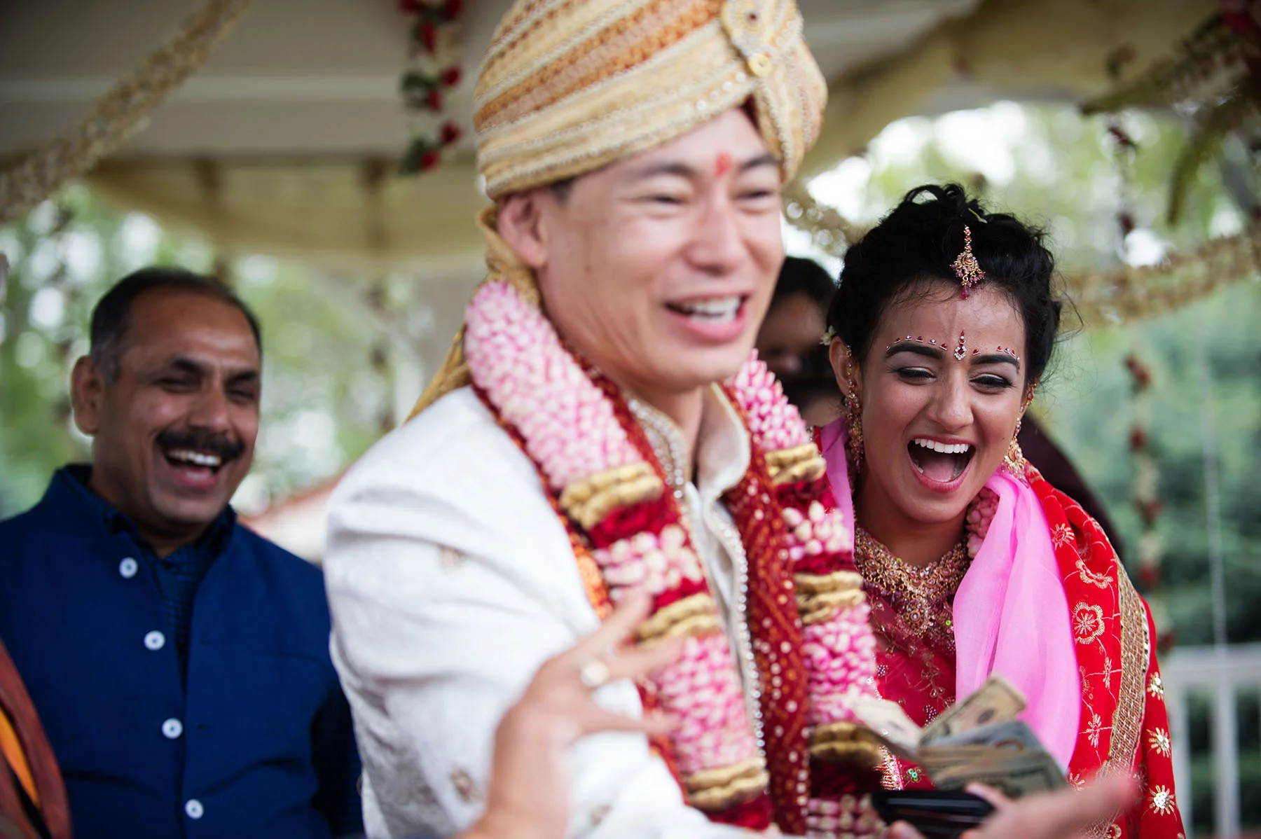 traditional indian wedding moment
