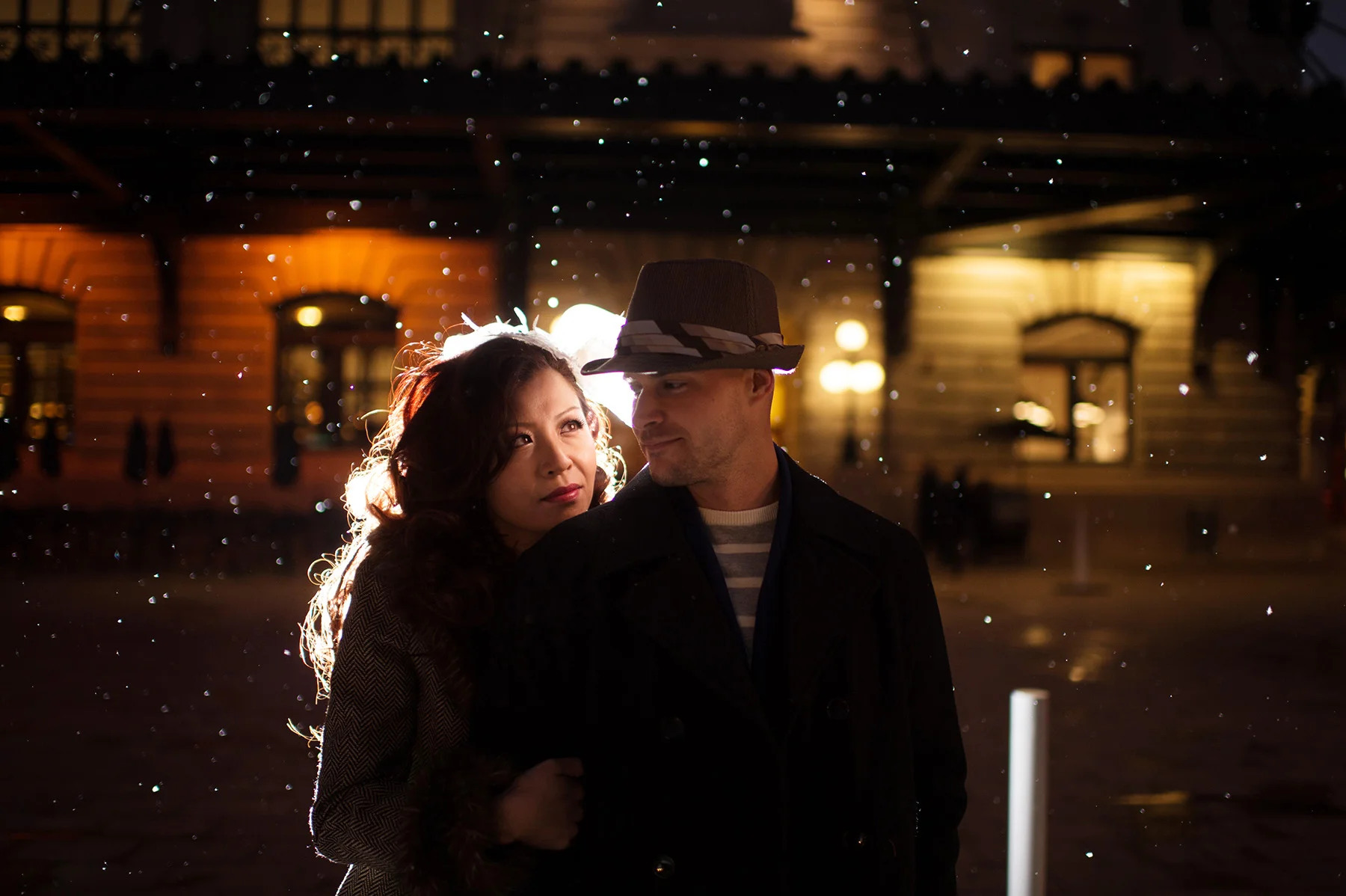 stylized engagement photos