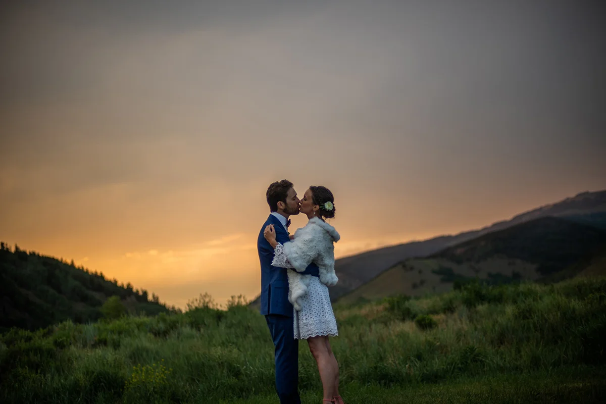 Camp Hale Wedding . I love love