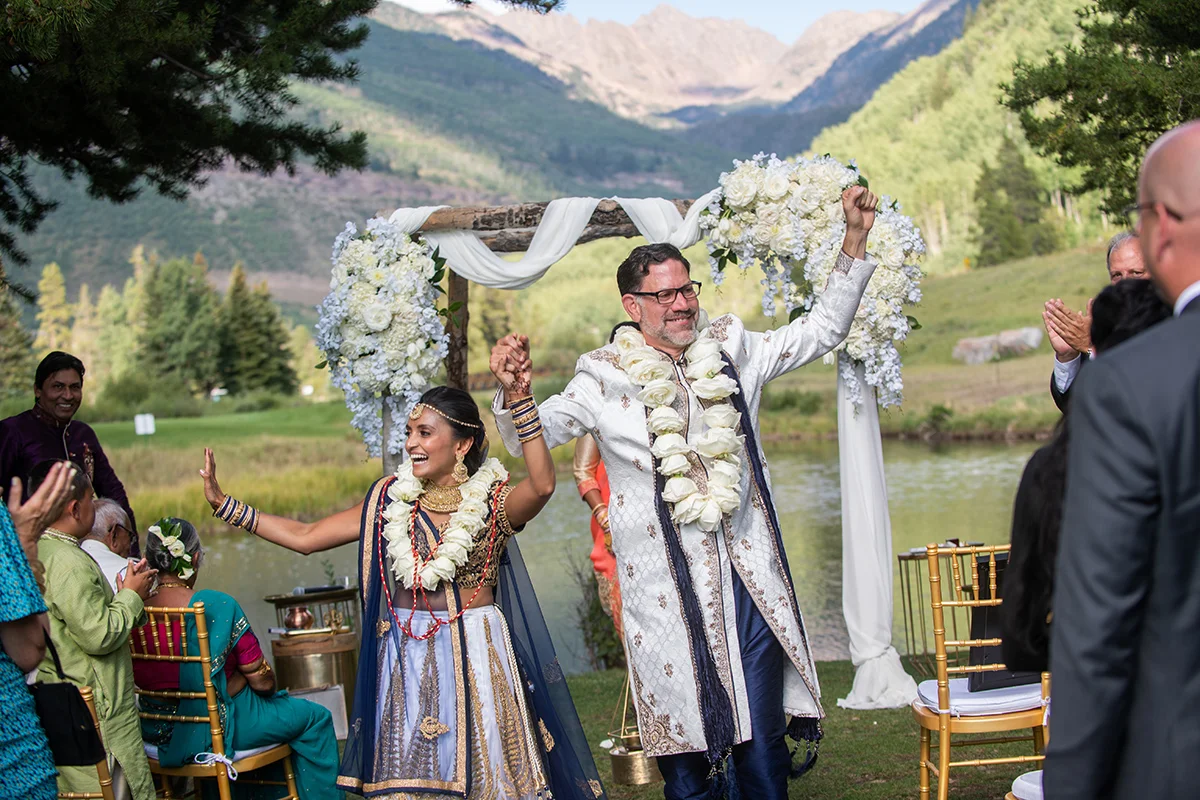 A Colorado Indian, American wedding