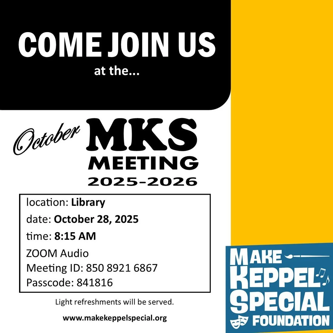 MKS Foundation Meeting