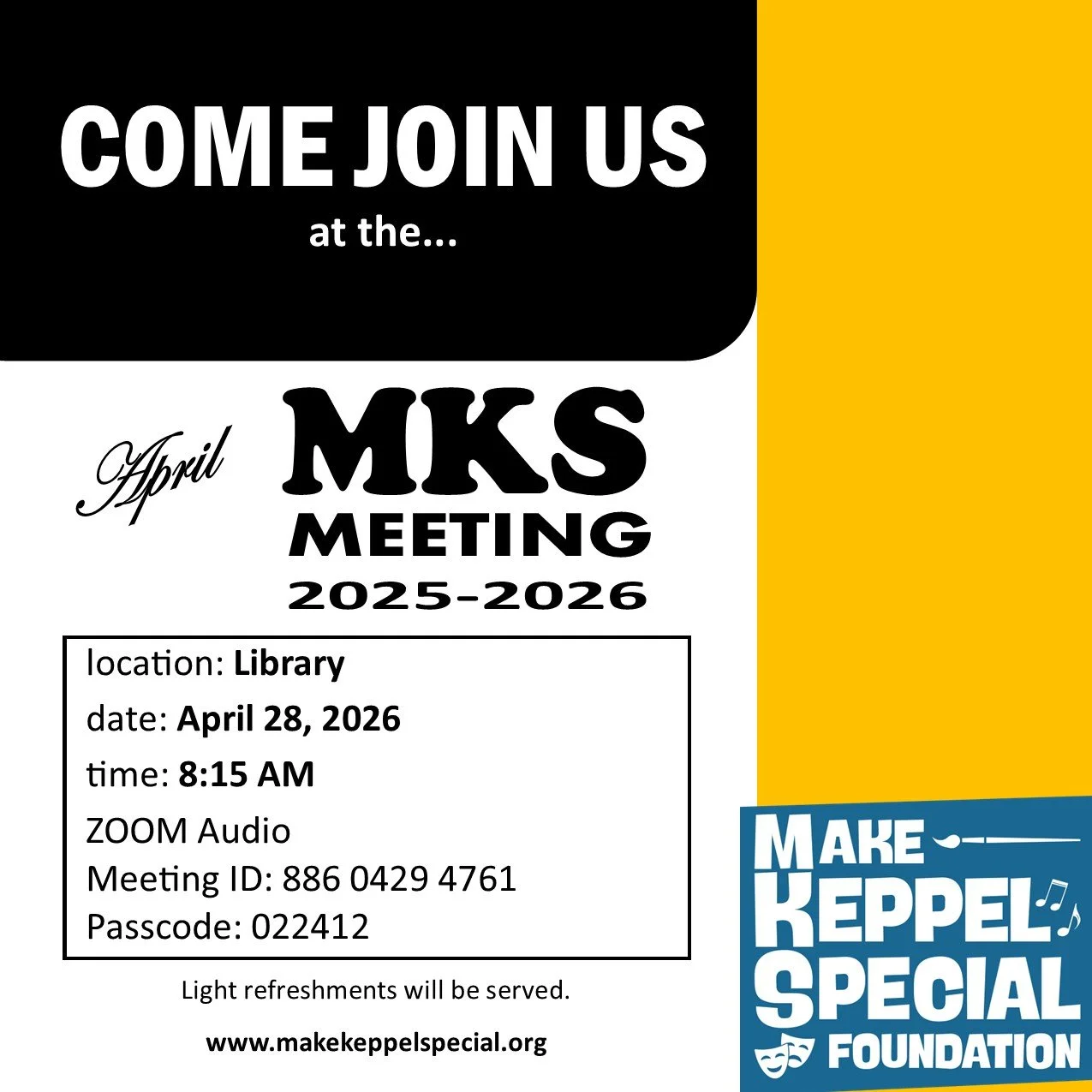 MKS Foundation Meeting 