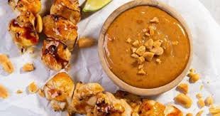 teriyaki chicken and peanut sauce.jpg
