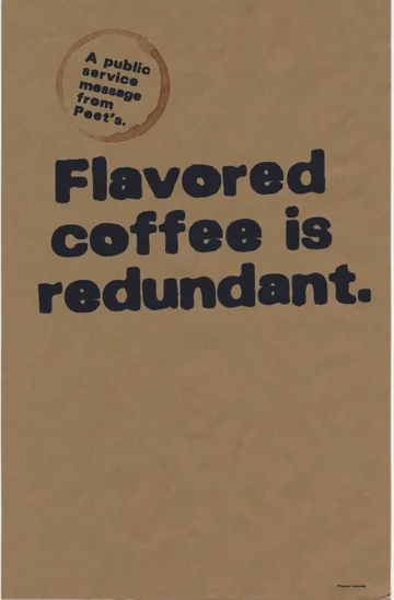 Peet's "Redundant"