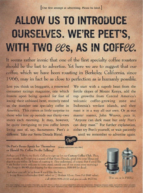Peet's "Introduction"