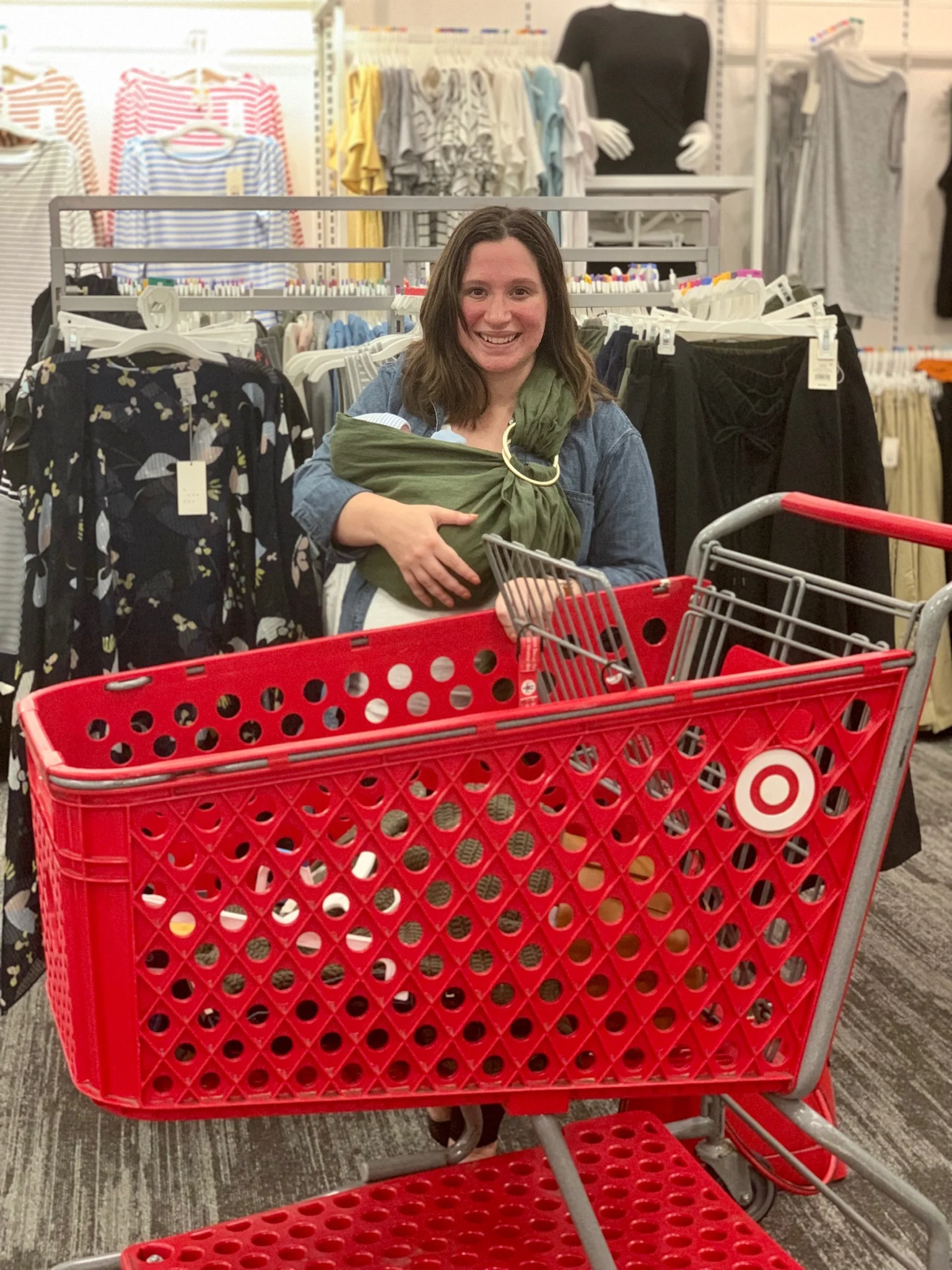 mom jeans shopping