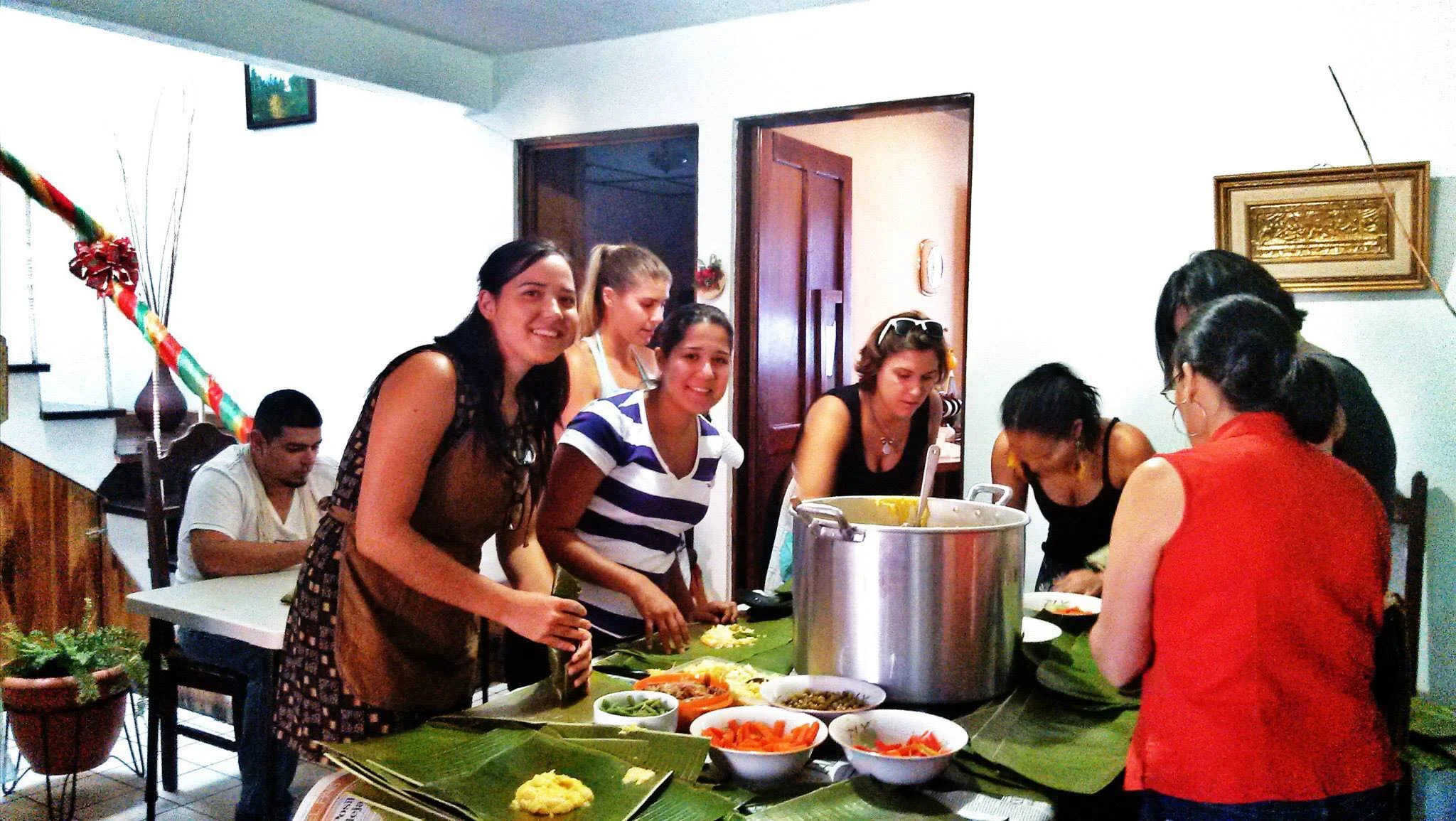 Making tamales in Costa Rica. Photo credit: Melanie Faith
