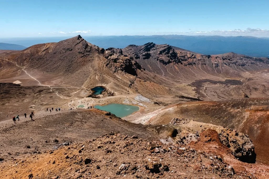 Holly Brace Tongariro Crossing view