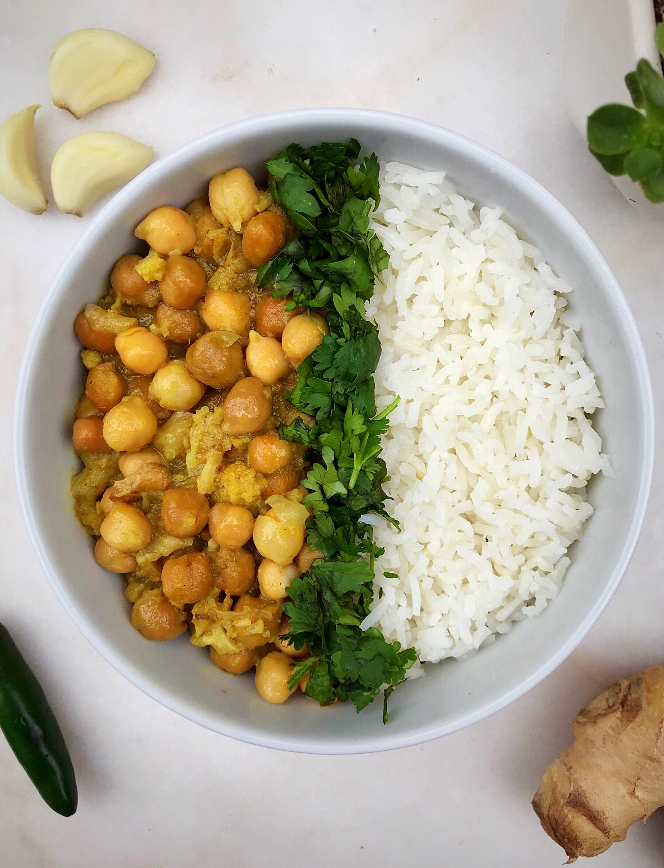 Coconut Chickpea Curry