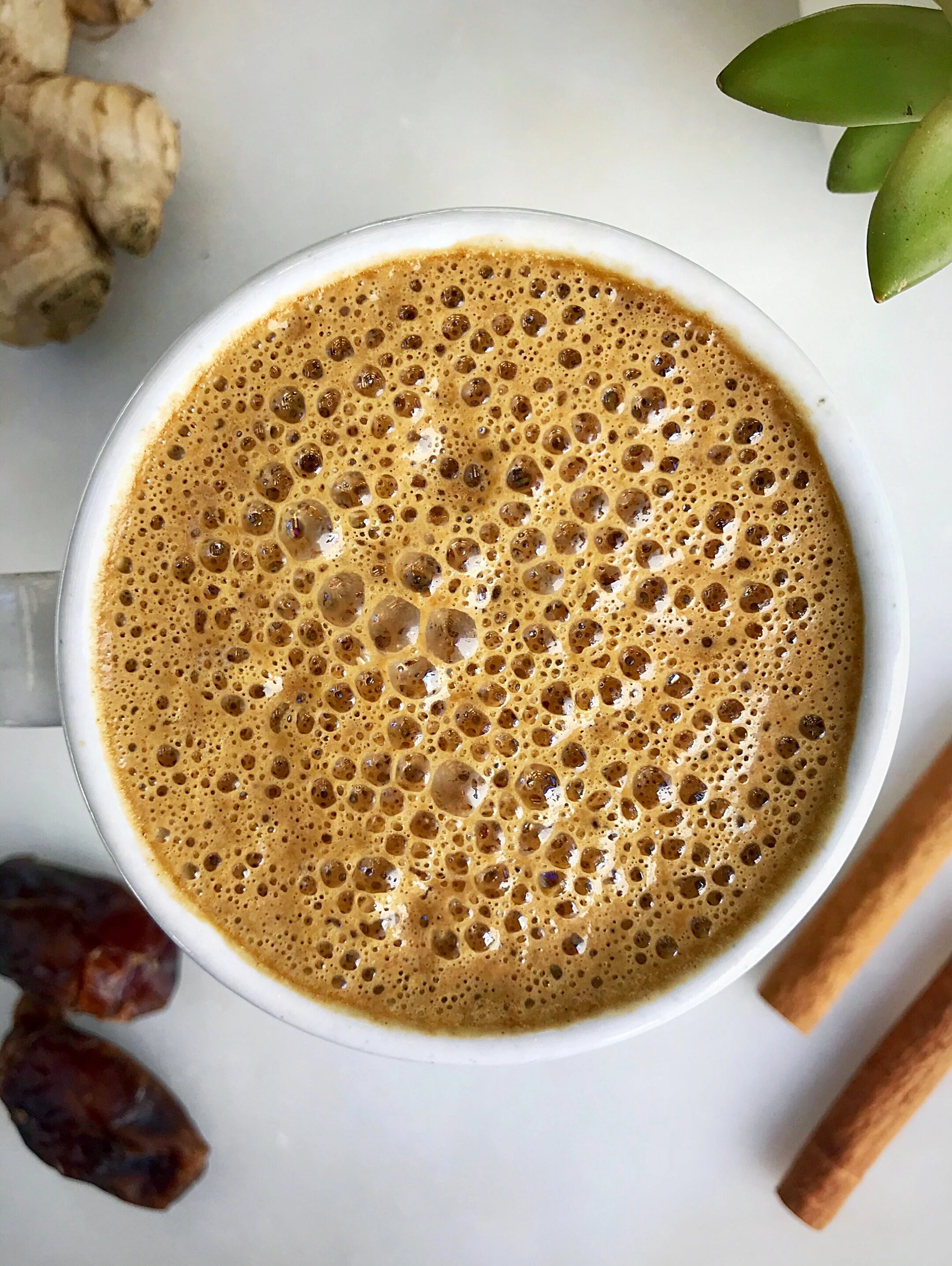 Soothing Herbal Ginger Latte