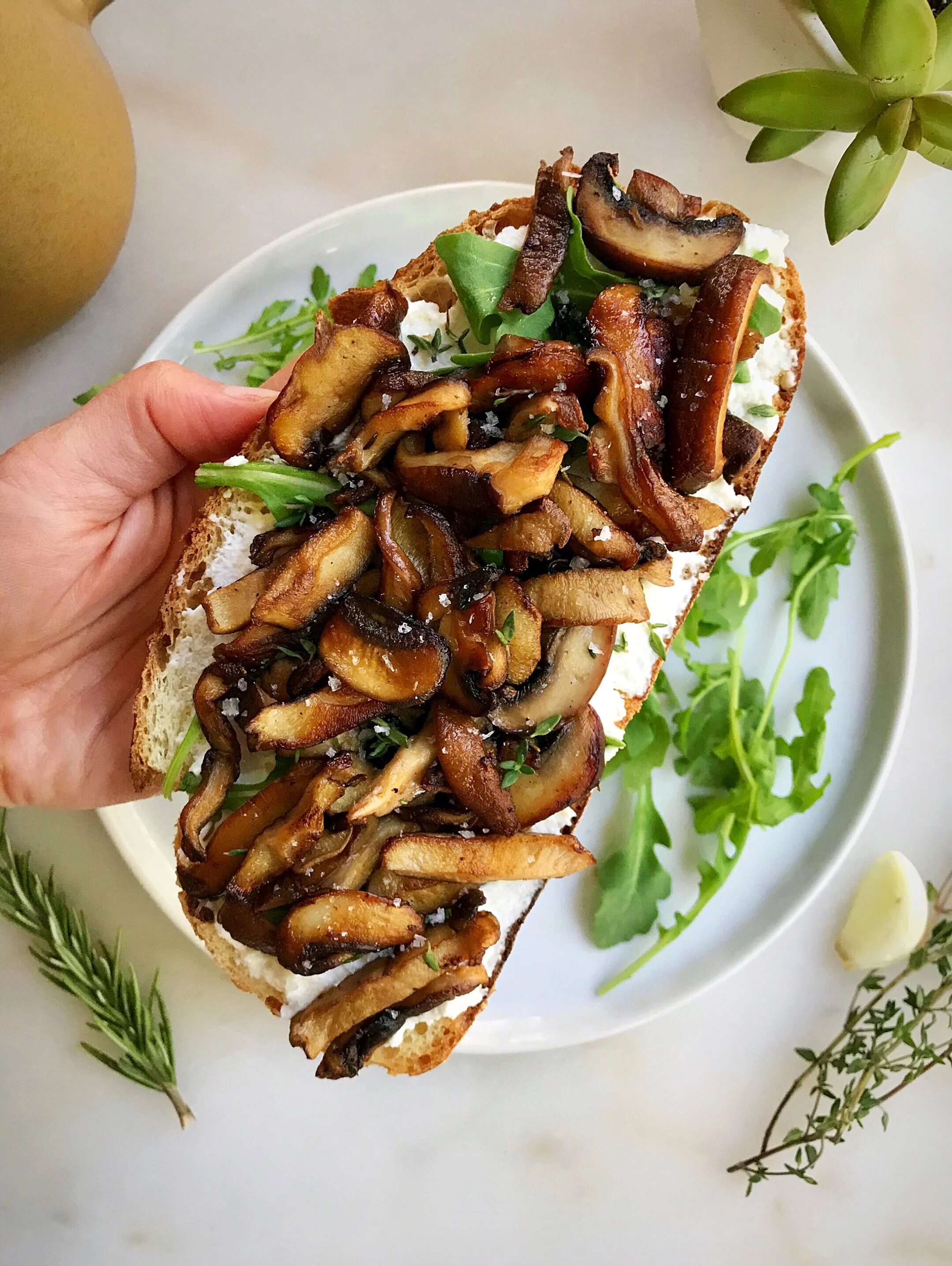 Savory Mushroom Toast