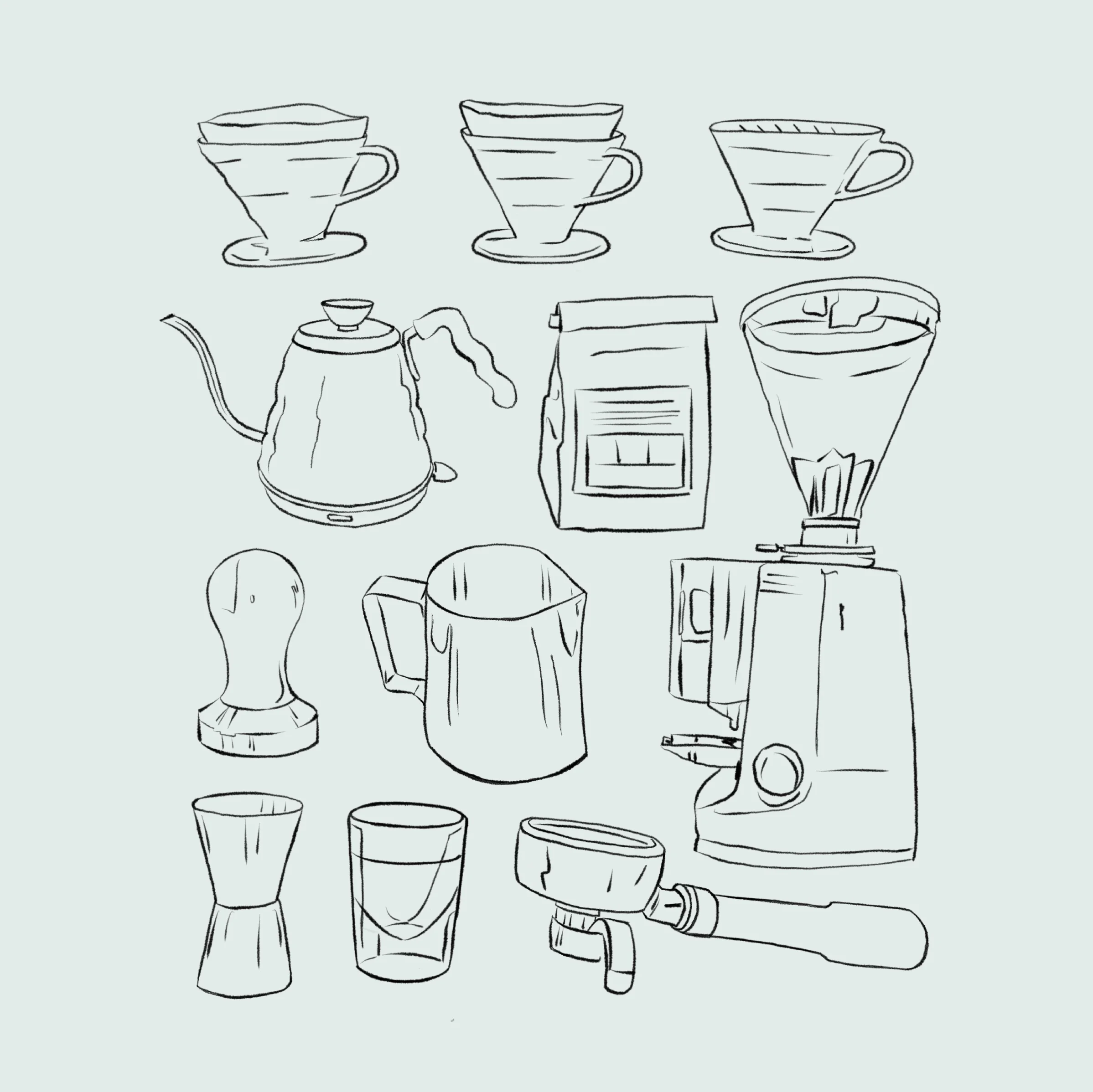 Coffee illustrations