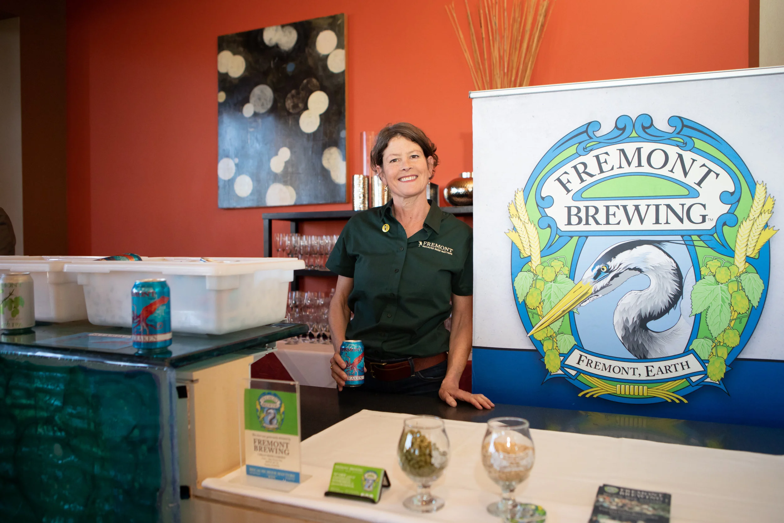 Fremont Brewing was the exclusive beer vendor for our Seattle VIP reception // Photo by Megan Swann Photography