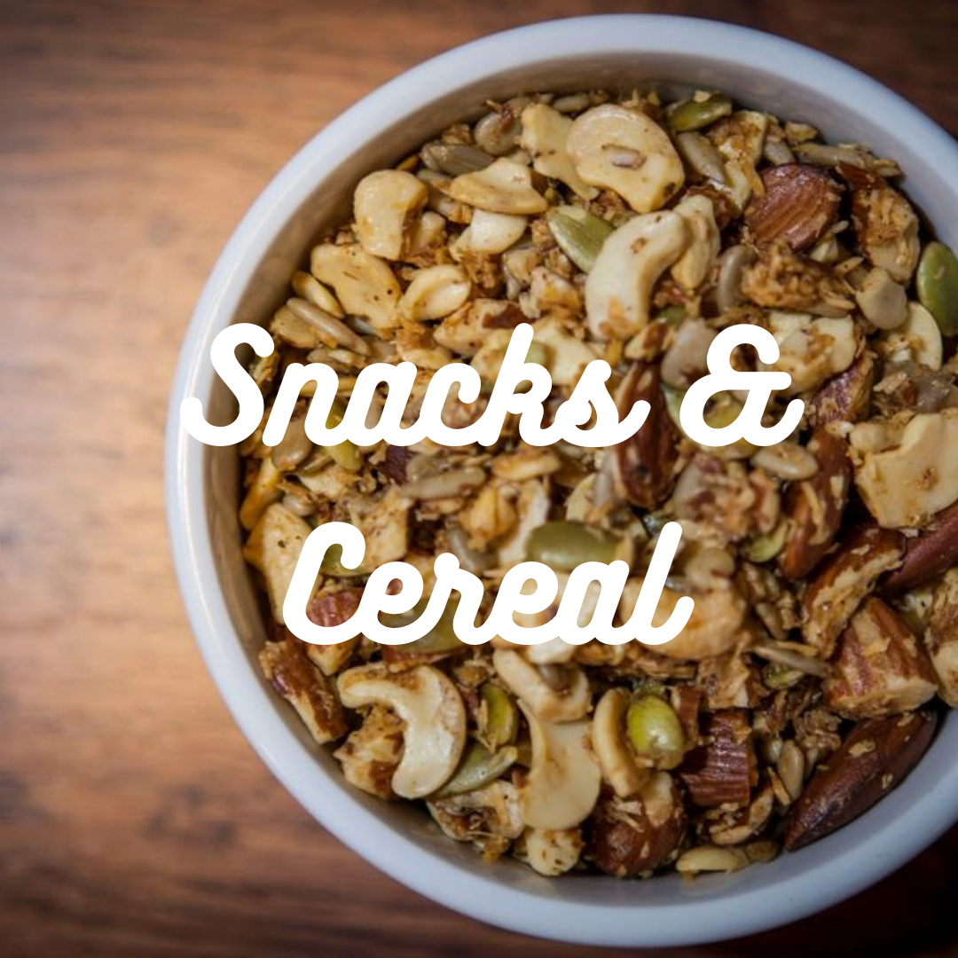 Snacks &amp; Cereal