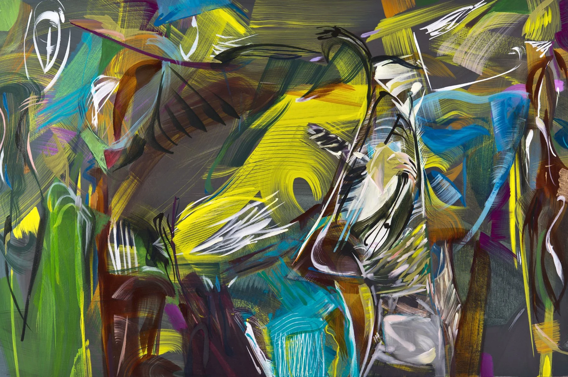 "Persephone's Garden" oil on panel