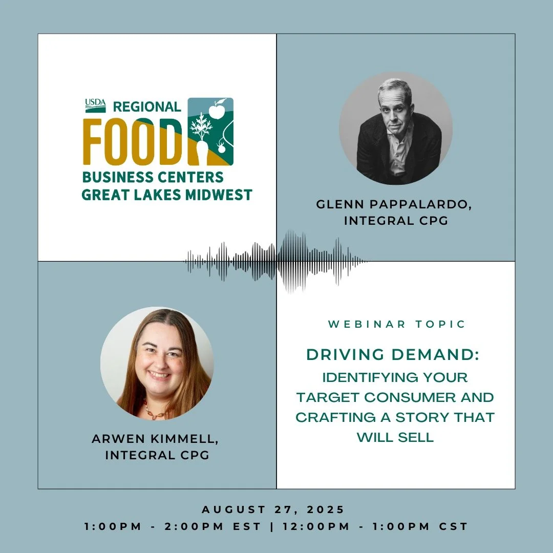 Calling all food and beverage businesses! Join the Great Lakes Midwest Regional Food Business Center on August 27th for a one-hour webinar dedicated to understanding your customer and their purchasing habits. 🛒

In this webinar, you'll learn innovat