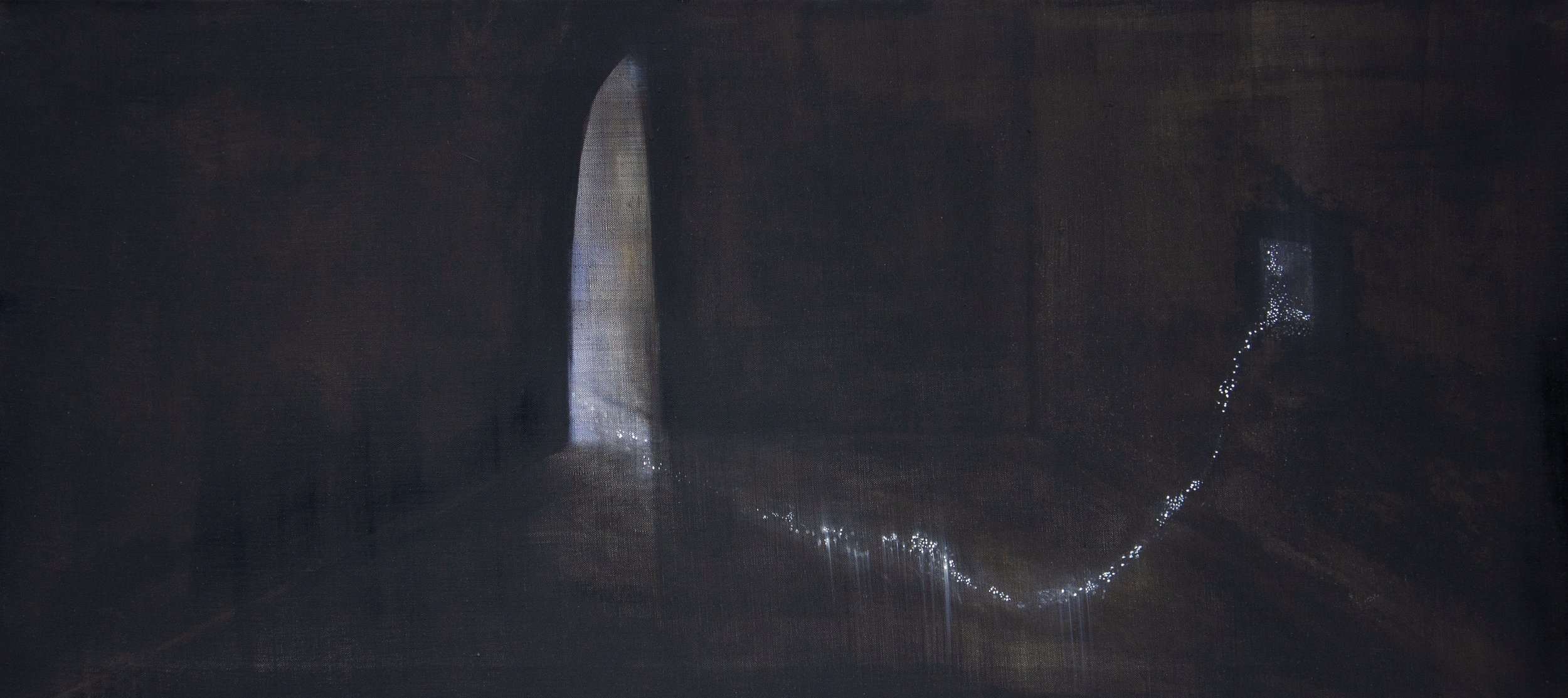 But, it’s still a big mystery 2025 oil on linen canvas 70 × 50 cm