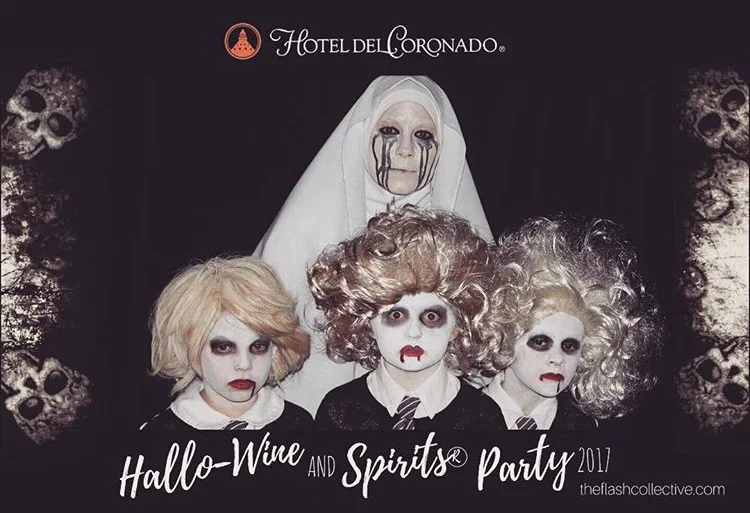 Hotel del Coronado Photo booth supplier for Halloween party and other events. 