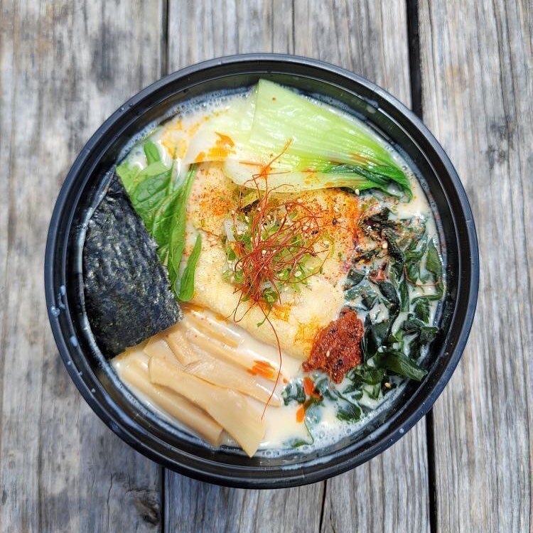 Who loves our signature Vegan miso ramen? 🙋🏻&zwj;♂️🙋🏻&zwj;♀️