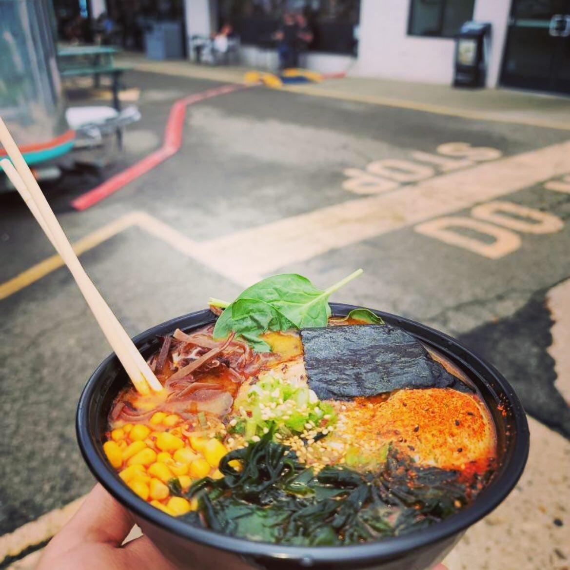 Sweat it out 🥵 with our customer-favorite spicy miso ramen🔥🔥