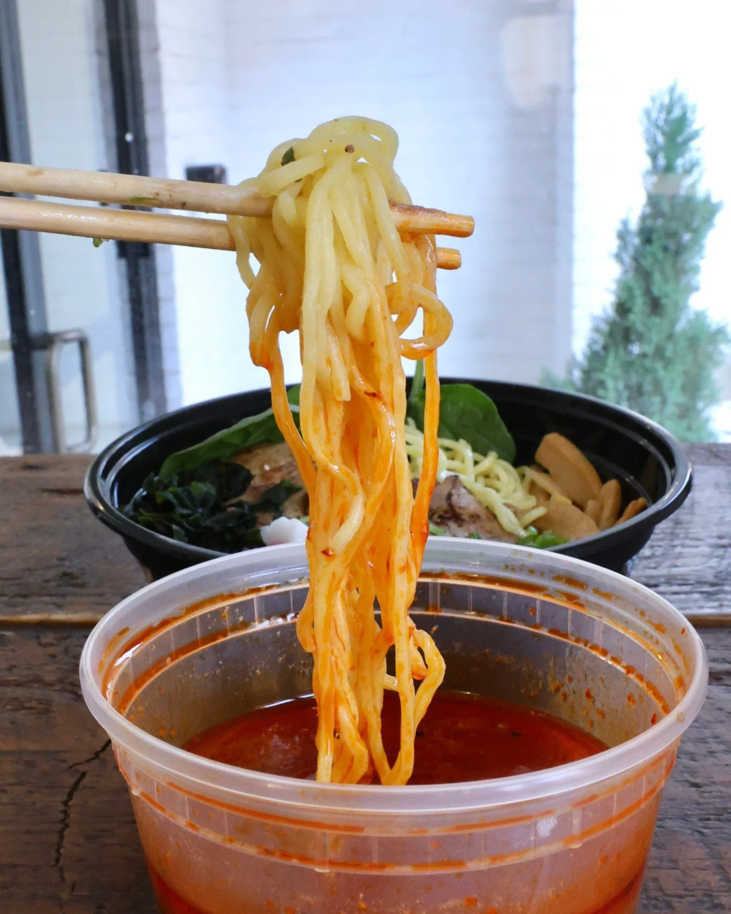 Order our Tsukemen! 🍜 The noodles are served separately from the broth, so you dip each bite for extra flavor and texture. 🤤

DC📍3210 Grace St NW &amp; inside of @unionmarketdc

#washingtondc #georgetowndc #dcramen #unionmarketdc