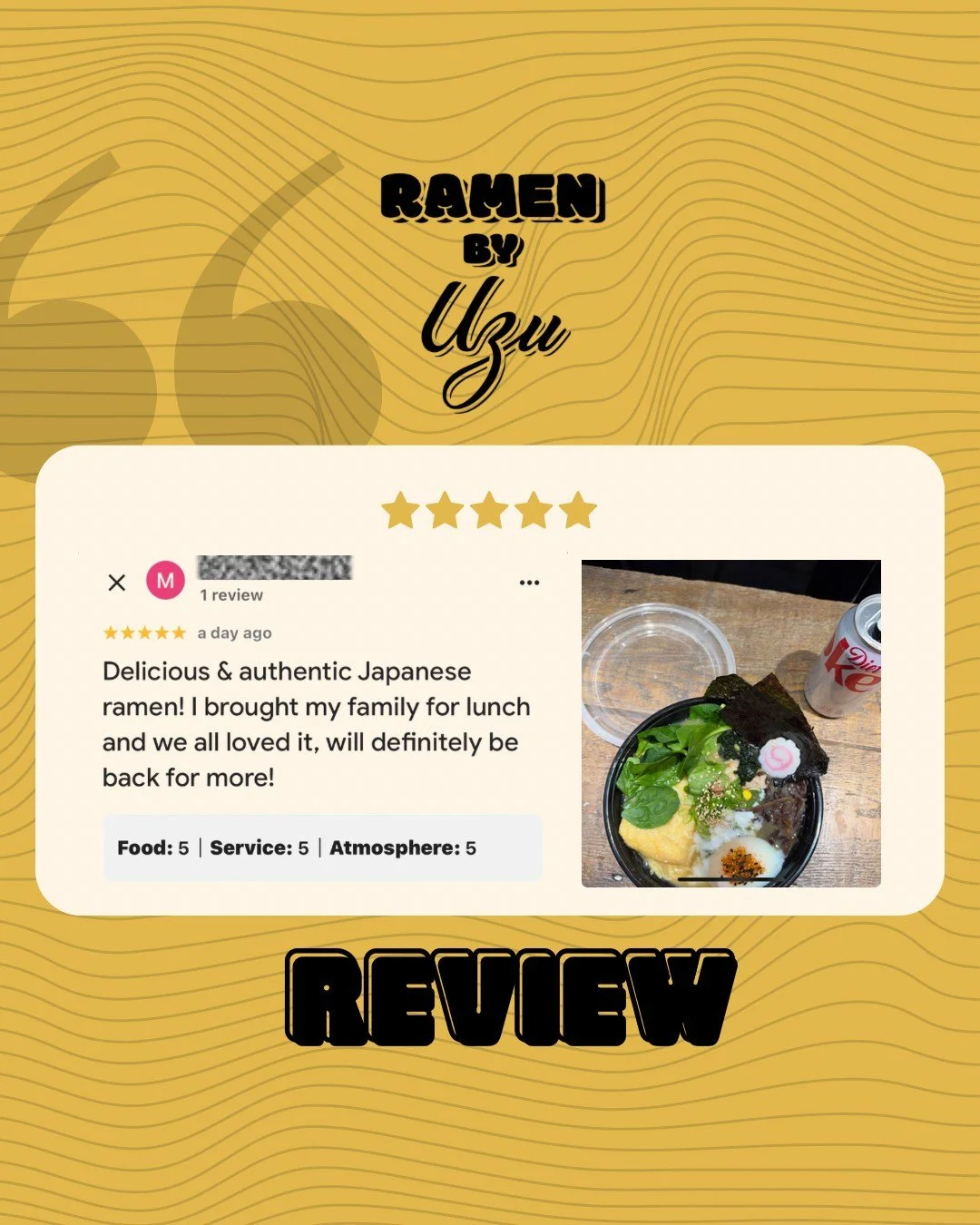 So grateful for our #UZUfam 🫶 Your reviews are the fuel that keeps us going every day! 🍜

DC📍3210 Grace St NW &amp; inside of @unionmarketdc

#washingtondc #georgetowndc #dcramen #unionmarketdc