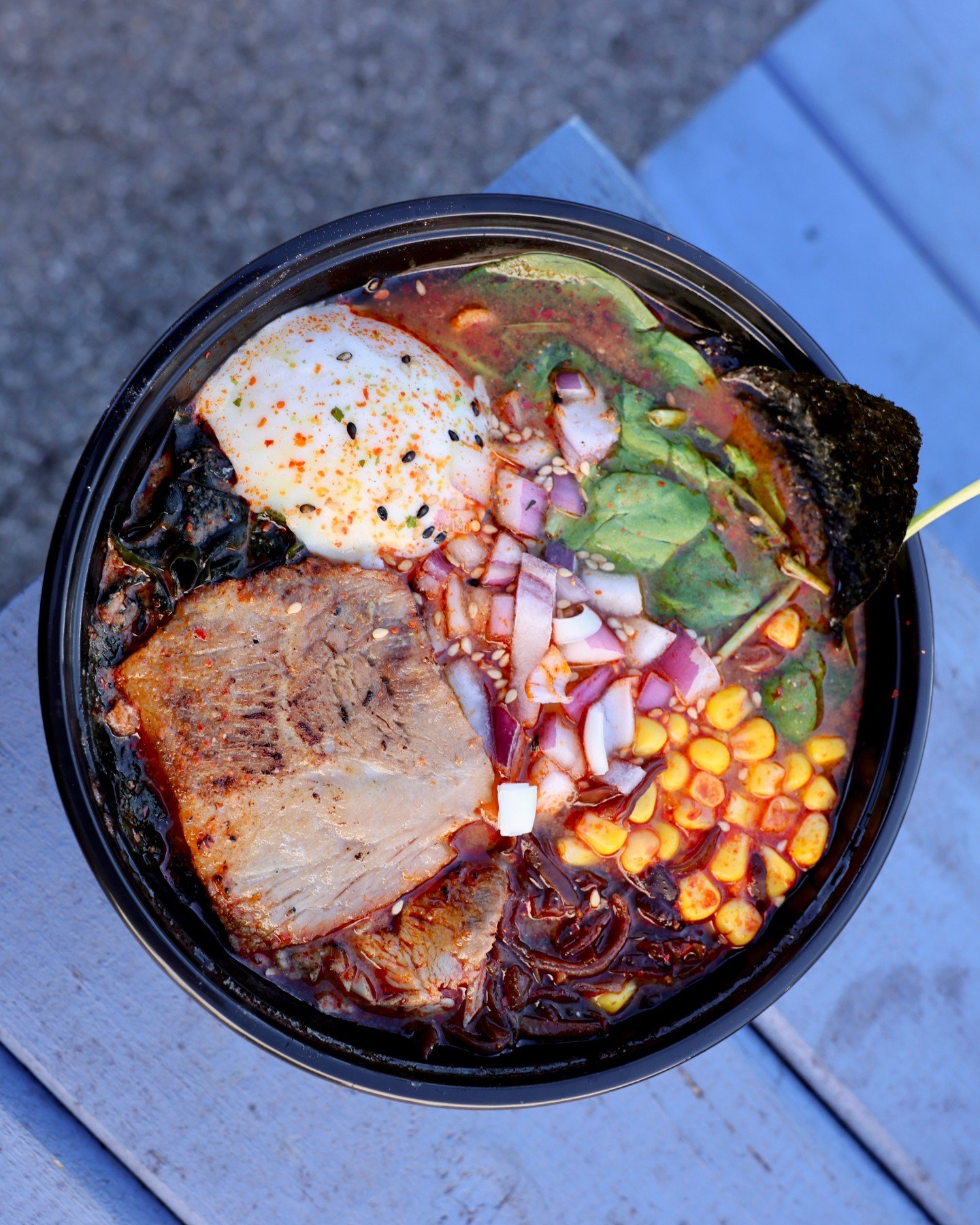 🍜 Miso but make it spicy! 🔥 Add our house-made spice, akakara for some heat to your bowl!

DC📍3210 Grace St NW &amp; inside of @unionmarketdc

#washingtondc #georgetowndc #dcramen #unionmarketdc