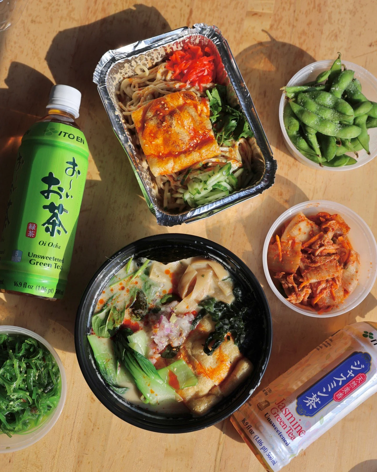 Ramen is just the beginning🍜 Add the sides🌱 Grab a drink🥤 Build the full Ramen by UZU spread 🤤

DC📍3210 Grace St NW &amp; inside of @unionmarketdc

#washingtondc #georgetowndc #dcramen #unionmarketdc